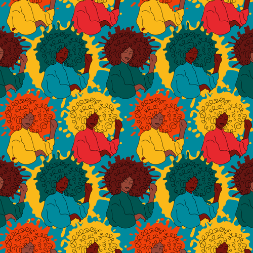 Textile design with the title 'Apparel/Textile Designs Pattern'