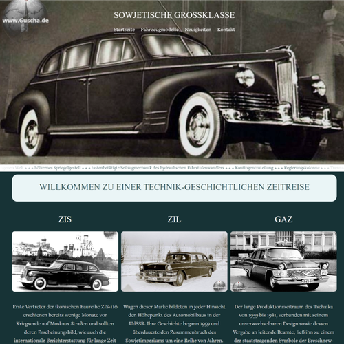 SEO design with the title 'Guscha.de'