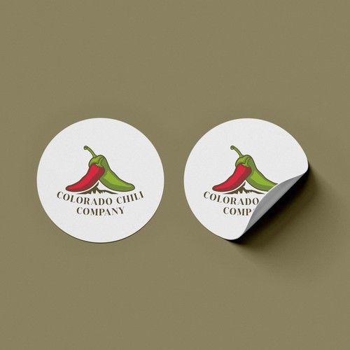 Chili pepper logo with the title 'Chili / pepper company logo'