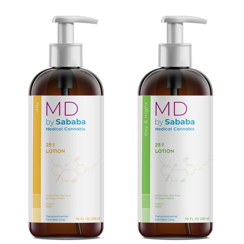 Cannabis packaging with the title 'A packaging concept for the medical cannabis company'