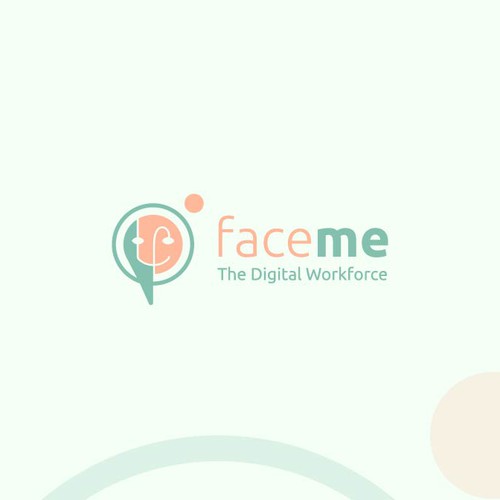Avatar logo with the title 'A Logo for Face Me'