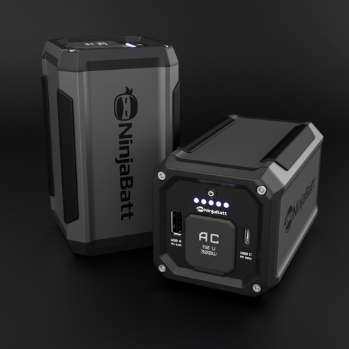 Model design with the title 'MINI POWER STATION'