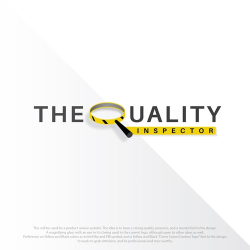 Magnifying glass logo with the title 'The Quality Inspector'