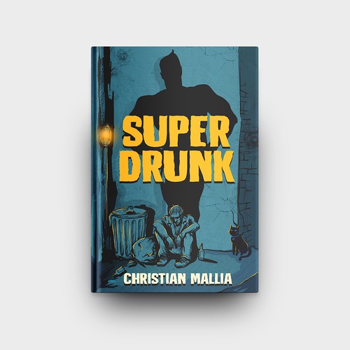Drawing book cover with the title 'SuperDrunk'