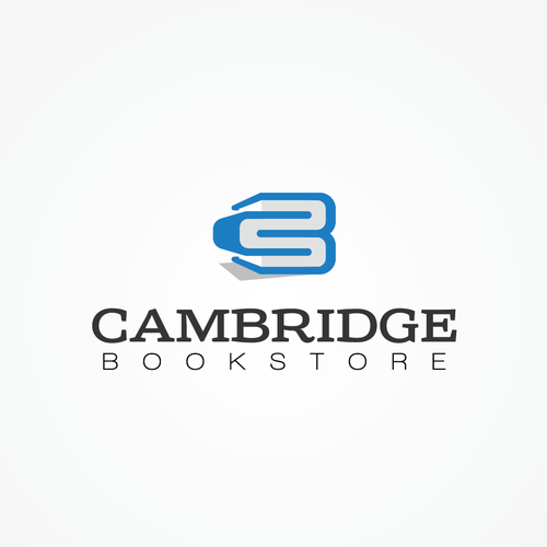Bookstore logo with the title 'Cambridge Bookstore'