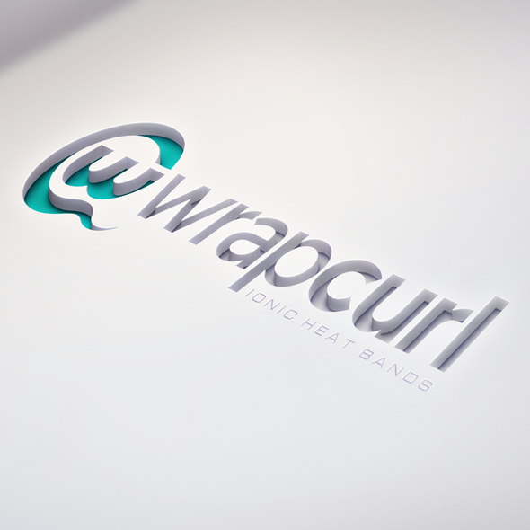 Wrap-around design with the title 'Logo for WrapCurl'