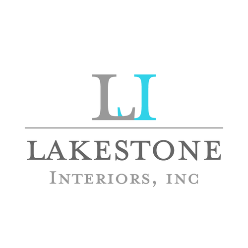 Subtle logo with the title 'Lakestone Interiors Design Concept'