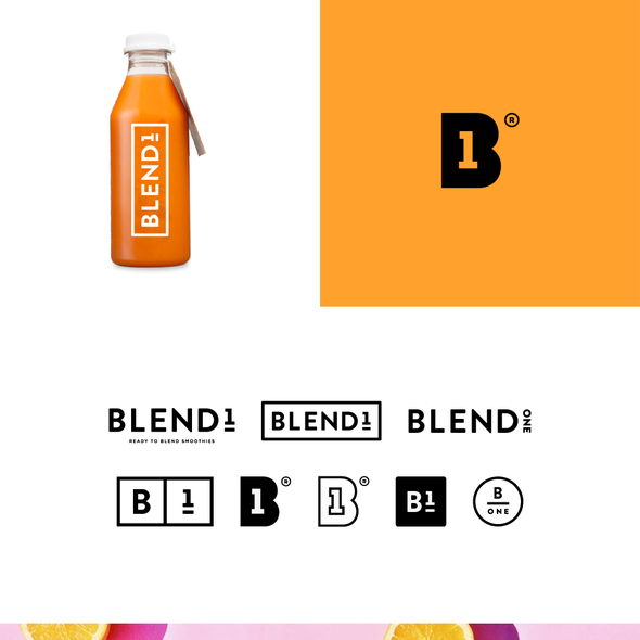 Smoothie logo with the title 'Blend1 Concepts '