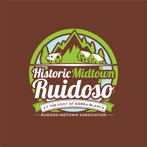 Sepia logo with the title 'Historic Midtown Ruidoso'