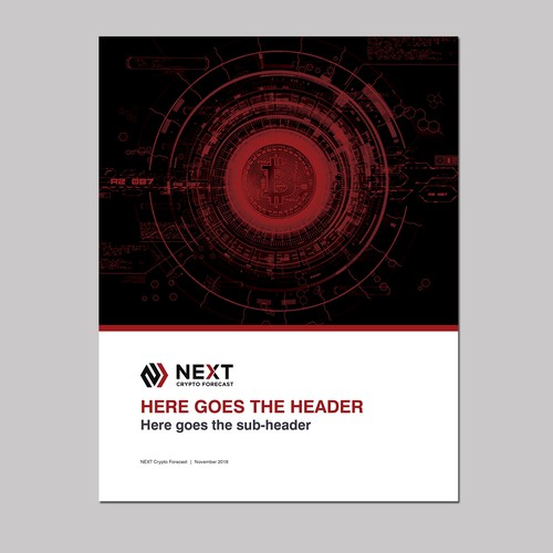 White paper design with the title 'White paper template in MS Word '