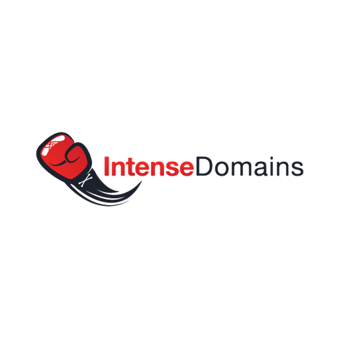 Domain logo with the title 'Logo design for IntenseDomains'