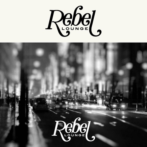 Lounge design with the title 'Logo for Rebel Lounge'
