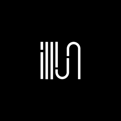 Illusion design with the title 'Illujn logo'