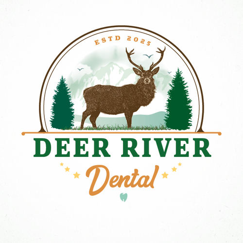 Nature design with the title 'Logo for a dental practice'