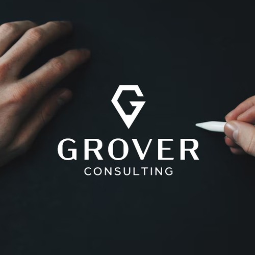 Copywriting logo with the title 'Logo - Grover Consulting'