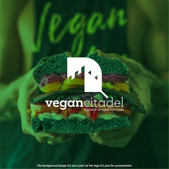 Vegan logo with the title 'VeganCitadel'