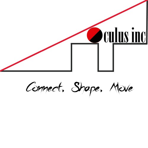 Two-color logo with the title 'The modern'