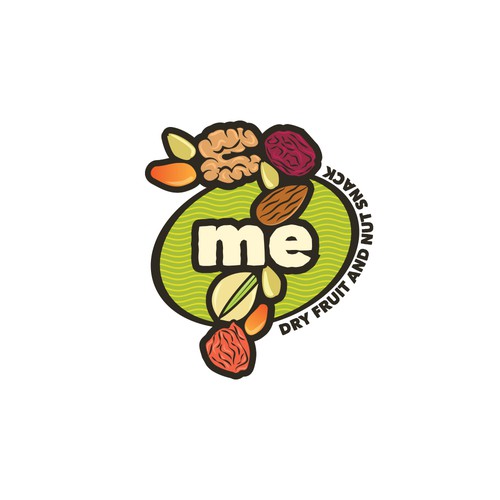 Nut logo with the title 'Logo design contest entry'