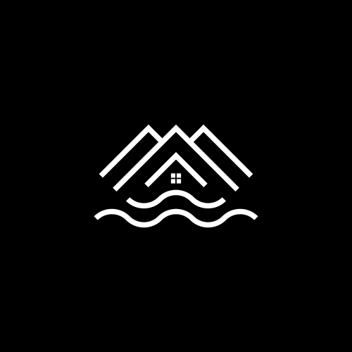 Residential logo with the title 'Home and Beach '