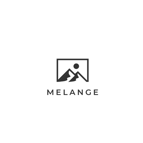 Desert logo with the title 'Melange'