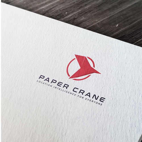 Origami logo with the title 'Paper Crane'