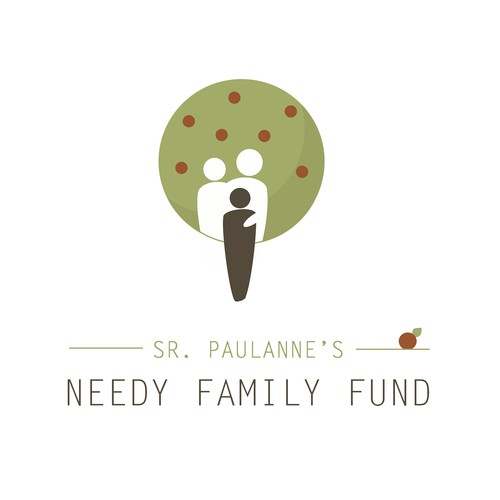 Fundraising logo with the title 'Sr. Paulanne's Needy Family Fund Charity'