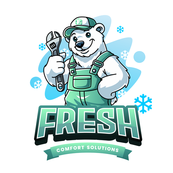 Mechanic logo with the title 'Polar Bear Logo Mascot'