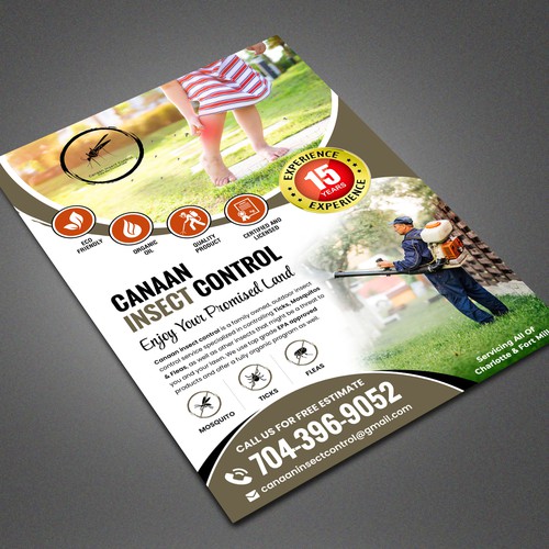 Pest control design with the title 'Insect Control'