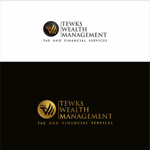 Service brand with the title 'financial logo'
