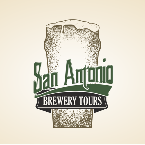 Tour logo with the title 'San Antonio Brewery tours logo suggestion'