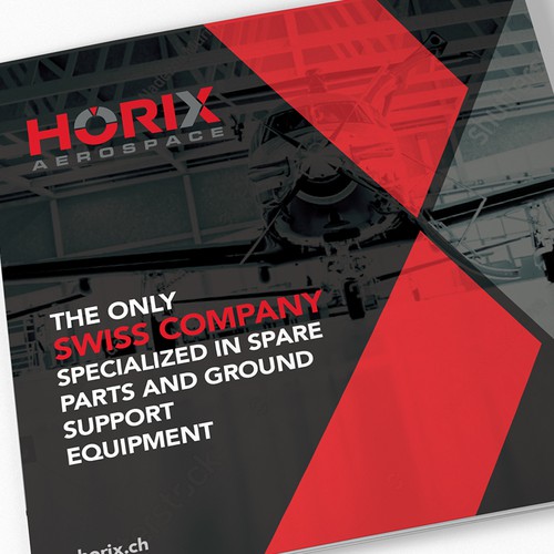 Dynamic design with the title 'Horix Aeronautic'