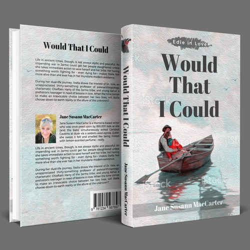 Kindle book cover with the title '"Would That I Could" Book Cover Design Project'