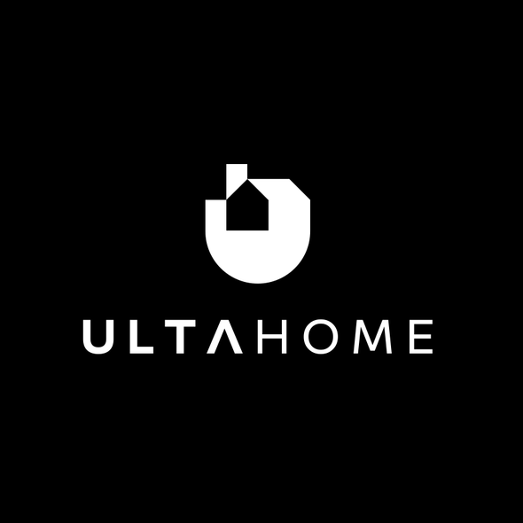 Home brand with the title 'concept : letter U + home'