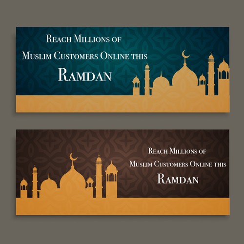 Call to action design with the title 'Ramdan Call to Action Banner'