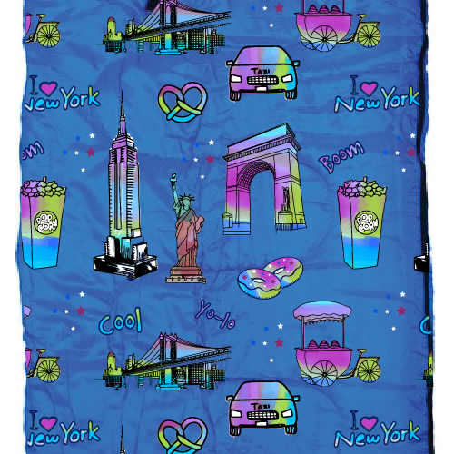 NYC design with the title 'Sleeping bag design'