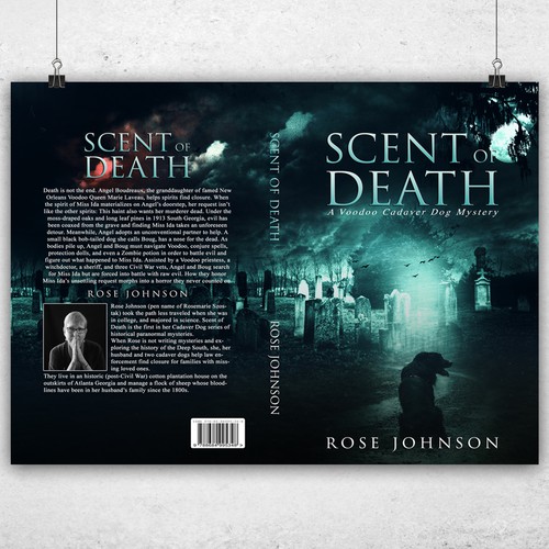Horror book cover with the title 'SCENT OF DEATH'