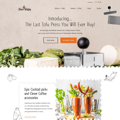 Illustration website with the title 'Shopify Website Design & Development'