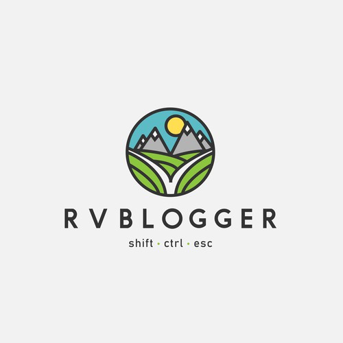 Smooth logo with the title 'Blog Logo Design'