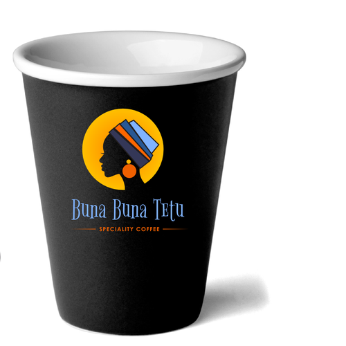 Coffee cup logo with the title 'logo coffee'