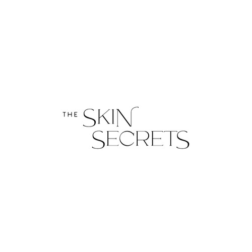 Aesthetic logo with the title 'The Skin Secrets'