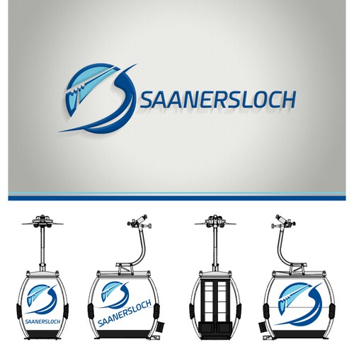 Resort logo with the title 'Ski Resort'