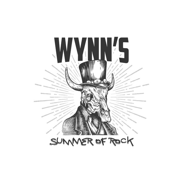 Rockstar logo with the title 'Wynn's Ice Cream "Summer of Rock"'