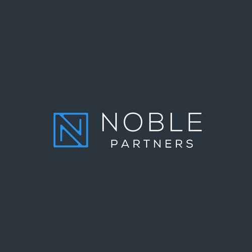 Consulting brand with the title 'Logo for Noble Partners'