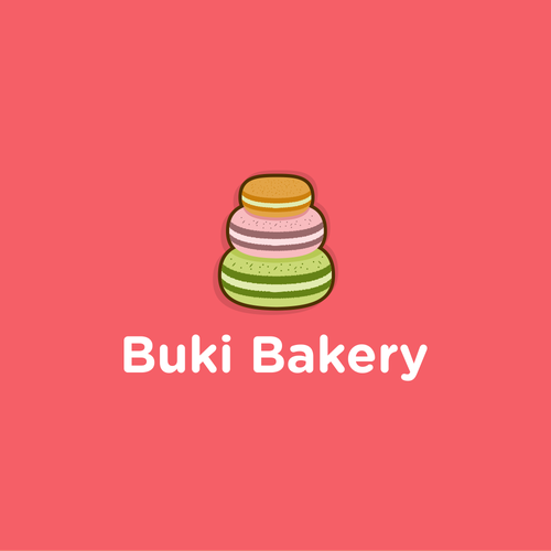 Cake logo with the title 'Buki Bakery'