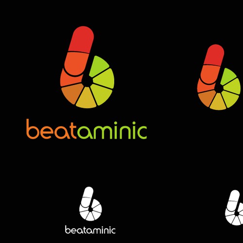Disco logo with the title 'Logotipo para Beataminic'