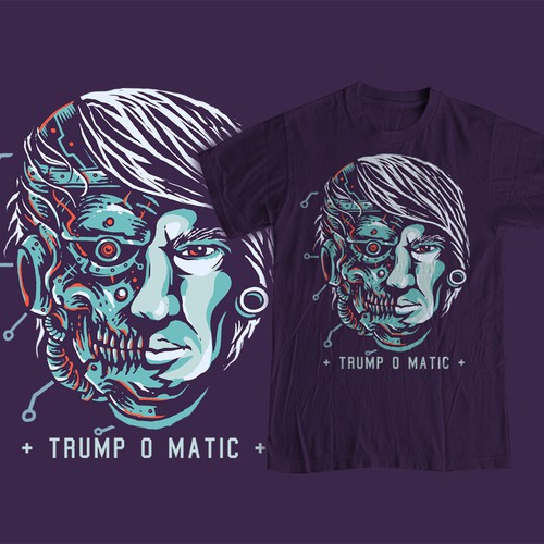 Trump t-shirt with the title 'Trump o Matic'