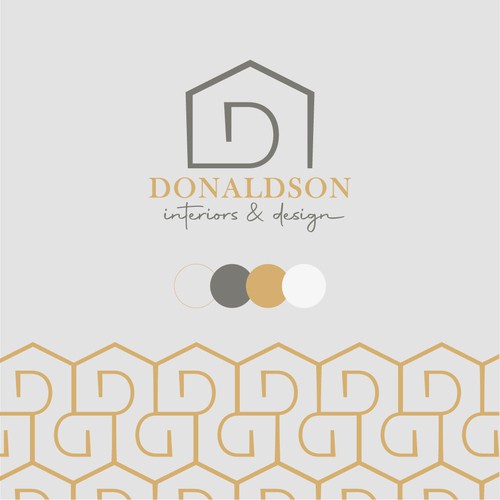 Interior design brand with the title 'Donaldson Interiors & Design'