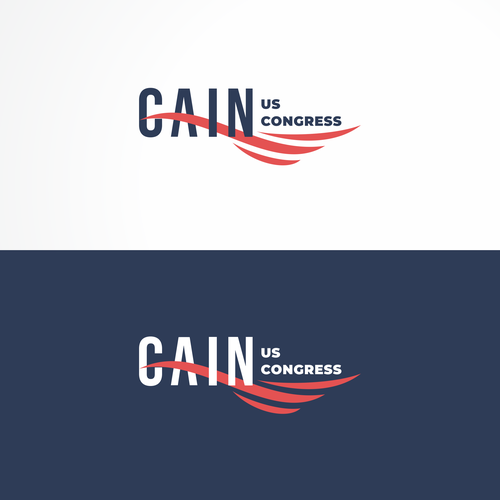 American design with the title 'CAIN for US Congress'
