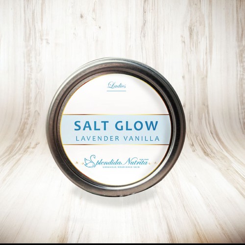 Skincare label with the title 'Label for Female Skincare Products'