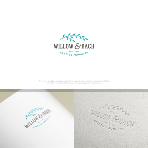 Crafted design with the title 'Willow & Bach'